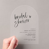 Clear Boho Vrijgezellenfeest Acryl Party Uitnodigi Acryl Uitnodigingen (Insitu (Draagbaar))