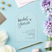 Clear Boho Vrijgezellenfeest Acryl Party Uitnodigi Acryl Uitnodigingen (Insitu (Huwelijk))