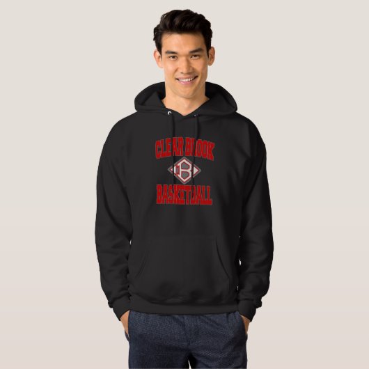 Clear Brook Wolverines Basketball Hoodie (Voorkant volledig)