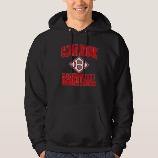 Clear Brook Wolverines Basketball Hoodie (Voorkant)