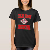 Clear Brook Wolverines Basketball T-shirt (Voorkant)