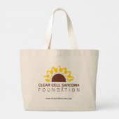 Clear Cell Sarcoma Foundation Tote Bag (Achterkant)