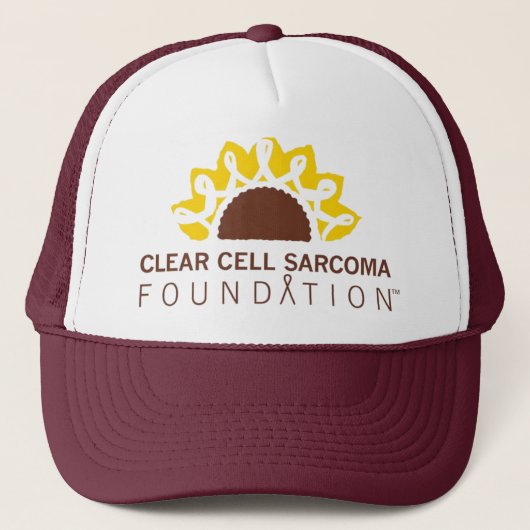 Clear Cell Sarcoma Foundation Trucker Hoed Pet (Voorkant)