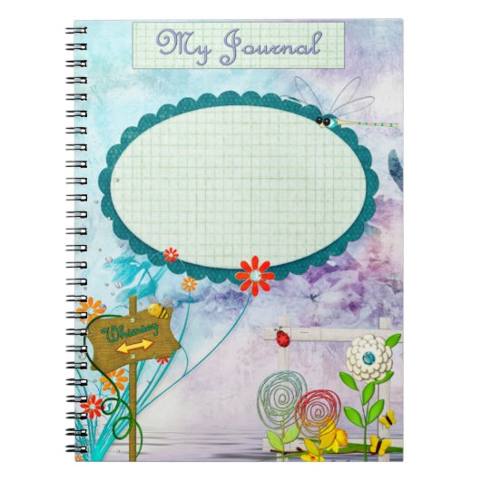 Clear Clue Whimsey Journal CUSTOM Notitieboek (Voorkant)