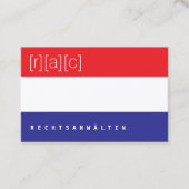 Clear, colorful, clear business card (3c) visitekaartje (Voorkant)