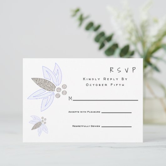 Clear Corporate Flora RSVP (Staand voorkant)
