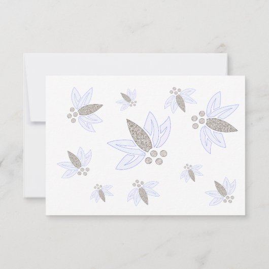 Clear Corporate Flora RSVP (Achterkant)