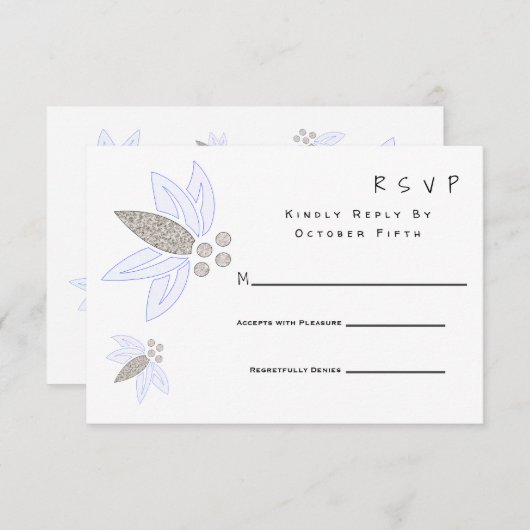 Clear Corporate Flora RSVP (Voorkant / Achterkant)