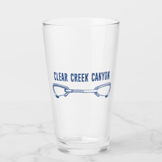 Clear Creek Canyon Colorado klimmen Quickdraw Glas (Voorkant)