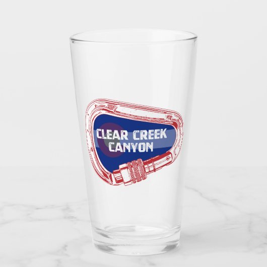 Clear Creek Canyon Colorado klimmende karabijnhaak Glas (Voorkant)