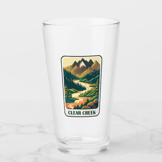 Clear Creek Colorado Kleuren Glas (Voorkant)