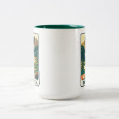 Clear Creek Colorado Kleuren Tweekleurige Koffiemok (Center)