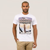 Clear Creek, Colorado ski-poster. T-shirt (Voorkant volledig)