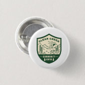 Clear Creek Community Center Verzamelbare pin Ronde Button 3,2 Cm (Voorkant /achterkant)