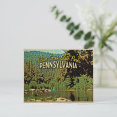 Clear Creek Pennsylvania Briefkaart (Staand voorkant)