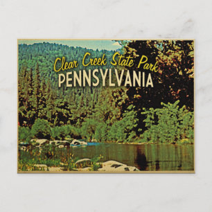 Clear Creek Pennsylvania Briefkaart