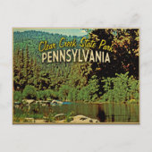 Clear Creek Pennsylvania Briefkaart (Voorkant)