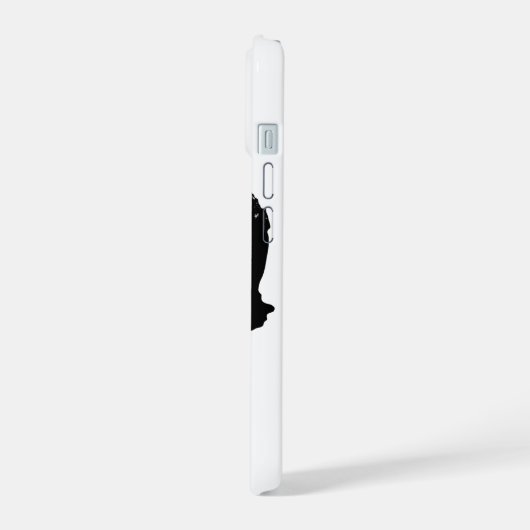 Clear Edge, Kattenoproep iPhone 15 Case (Linkerkant)