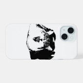 Clear Edge, Kattenoproep iPhone 15 Case (Achterkant horizontaal)
