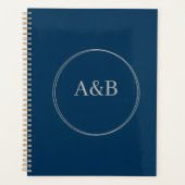 Clear Focus Geometric Design, Hard Cover, Black Sp Planner (Voorkant)