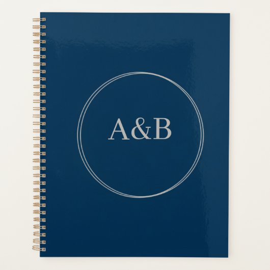 Clear Focus Geometric Design, Hard Cover, Black Sp Planner (Voorkant)