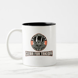 Clear for Takeoff Army Mom Coffee Mug Military Tweekleurige Koffiemok