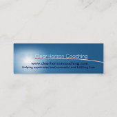 Clear_hORIZON_temp Mini Visitekaartje (Achterkant)