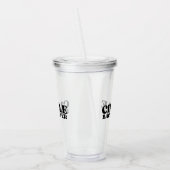 Clear Intent | Circle Back Never Reusable Acryl Drinkbeker (Links)