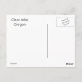 Clear Lake Briefkaart (Achterkant)