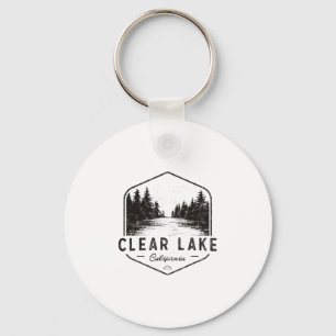 Clear Lake California Buiten Activiteiten Vintage Sleutelhanger