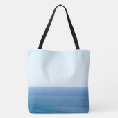Clear Lake Horizon Kleur Groot Tote Bag (Achterkant)