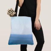 Clear Lake Horizon Kleur Groot Tote Bag (Dichtbij)