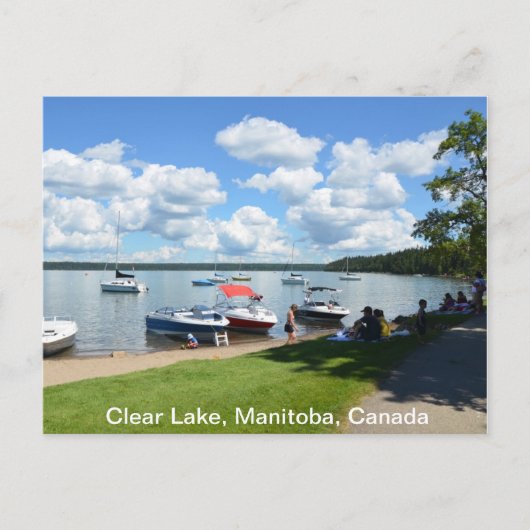 Clear Lake, National Park, Manitoba, Canada Briefkaart (Voorkant)