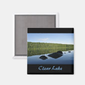 Clear Lake Reflections Magneet (Voorkant / Achterkant)
