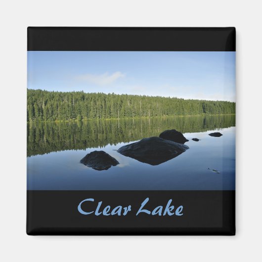 Clear Lake Reflections Magneet (Voorkant)