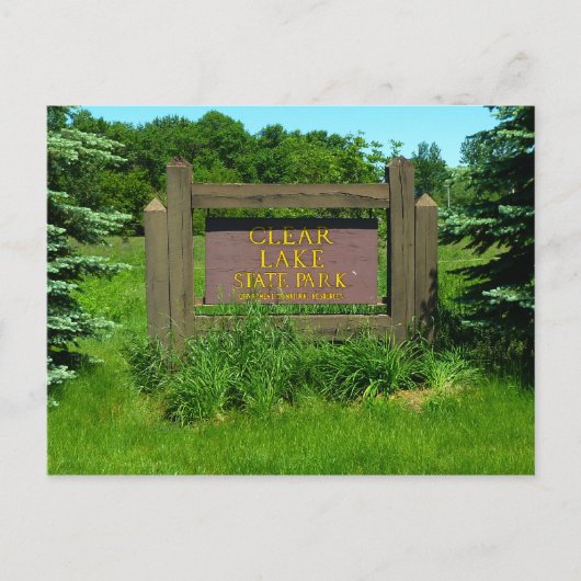 Clear Lake State Park, Iowa Briefkaart (Voorkant)