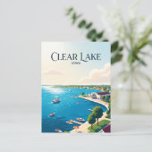 Clear Lake VS Briefkaart (Staand voorkant)