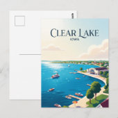 Clear Lake VS Briefkaart (Voorkant / Achterkant)