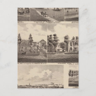 Clear Lake, Waseca, Minnesota Briefkaart