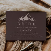 Clear Mountain Country Bride Vrijgezellenfeest Kaart