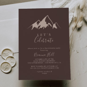 Clear Mountain Country Laten we feest vieren Kaart