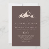 Clear Mountain Country Spaanse Boda Wedding Kaart (Voorkant)