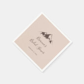 Clear Mountain Country Vrijgezellenfeest Servet (Hoek)