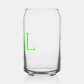 Clear Neon Monogram Glasblik – Blikvorm Glas (Links)