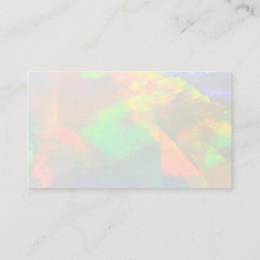 Clear Opal Dank je visitekaartje (Achterkant)