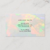 Clear Opal Texture Loyalty Card Visitekaartje (Achterkant)