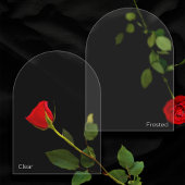 Clear Plastic 5 "x7" Blank Trouwtafel Nummer Acryl Uitnodigingen