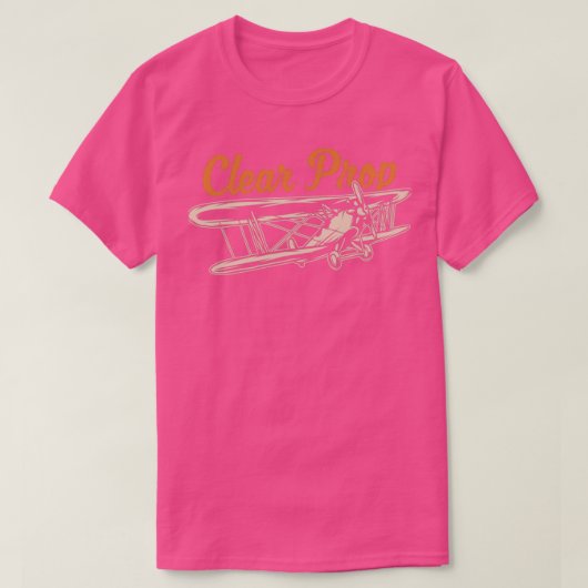 Clear Prop Pilot Design  T-shirt (Design voorkant)