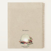 Clear Quartz Crystal Ball  Bloemenjournaal Planner (Achterkant)