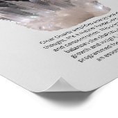 Clear Quartz Crystal Betekenis Poster (Hoek)